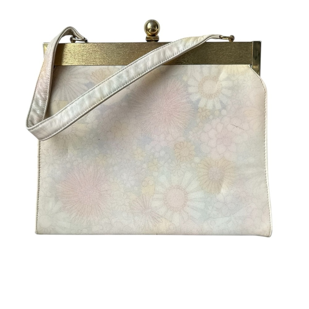 Vintage Vogue Boot Shop St. Louis Floral Clutch Purse